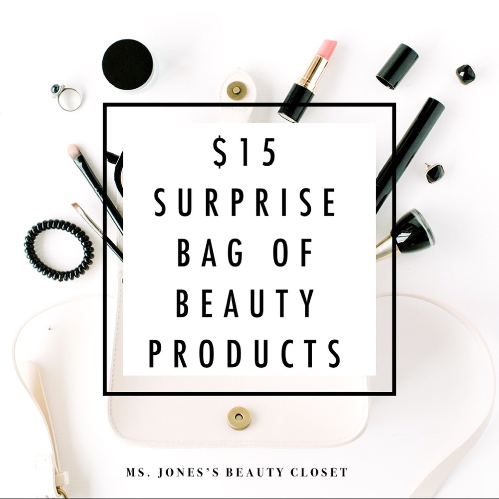 Surprise bag of beauty products